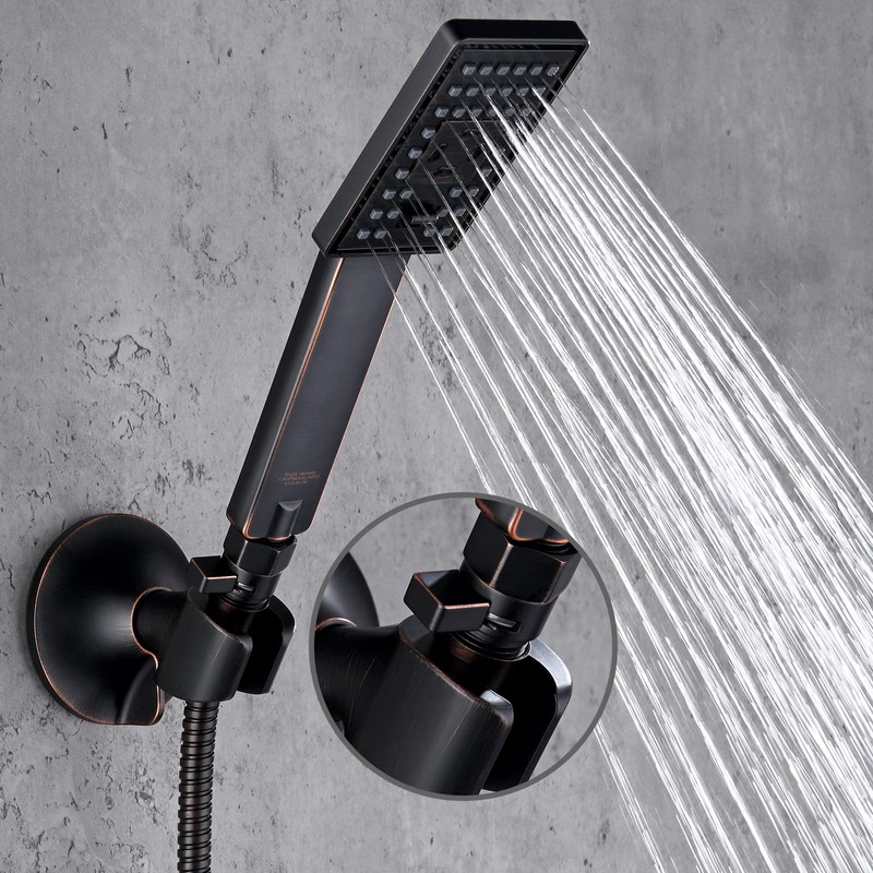 BRIGHT SHOWERS Water Flow Control Valve, Brass Shower Head Water