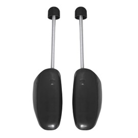 Incutex 3 pairs of shoe trees variable size UK 5-11, shoe stretcher, plastic shoe shaper, black
