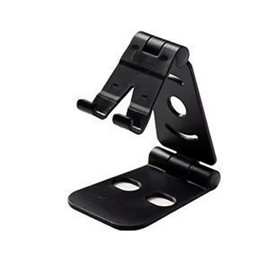 Adjustable Smartphone and Desktop Stand, Black (Black)