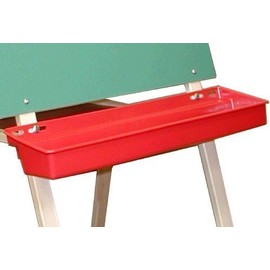 Beka Red Plastic Paint Tray for Easels