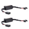 2 Piece H7 LED Headlight Decoder, Waterproof Plug and Play