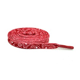 Arata Paisley Shoelace Red 120cm