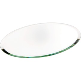 Plymor Oval 3mm Beveled Glass Mirror, 5 inch x 7 inch (Pack of 3)