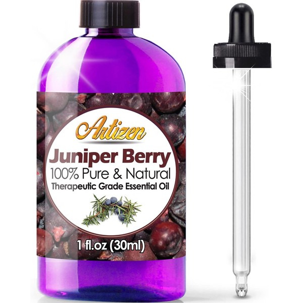 Artizen Juniper Berry Essential Oil (100% Pure & Natural - UNDILUTED) Therapeutic Grade - Huge 1oz Bottle - Perfect for Aromatherapy, Relaxation, Skin Therapy & More!