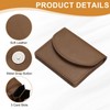sourcing map 2 Pcs Leather Business Card Case, Professional Slim