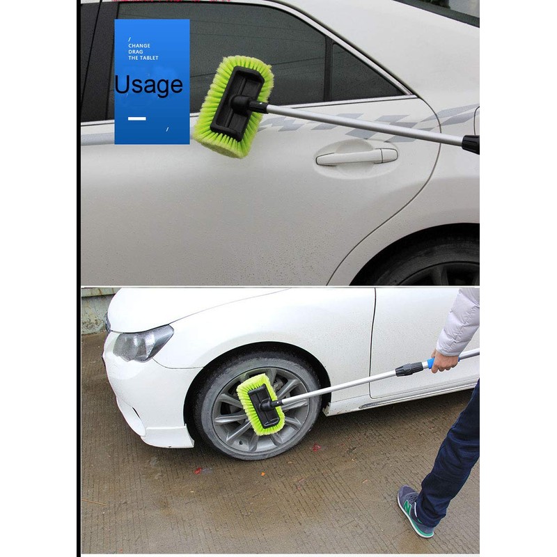 Forgrace 12" Car Wash Brush with Soft Bristle Auto RV