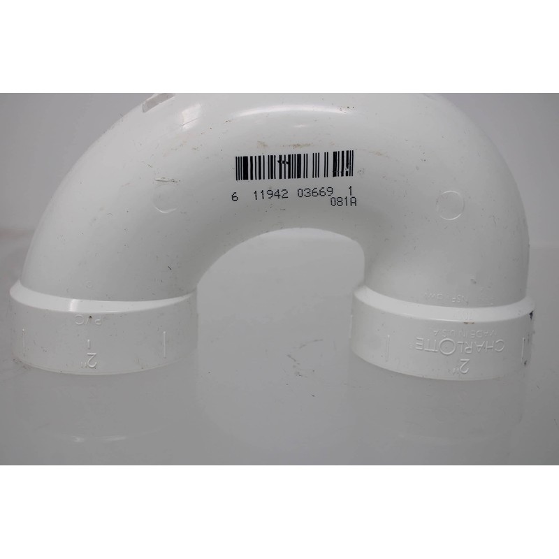 CHARLOTTE PIPE 2 DWV P-Trap with Solvent Weld Joint DWV