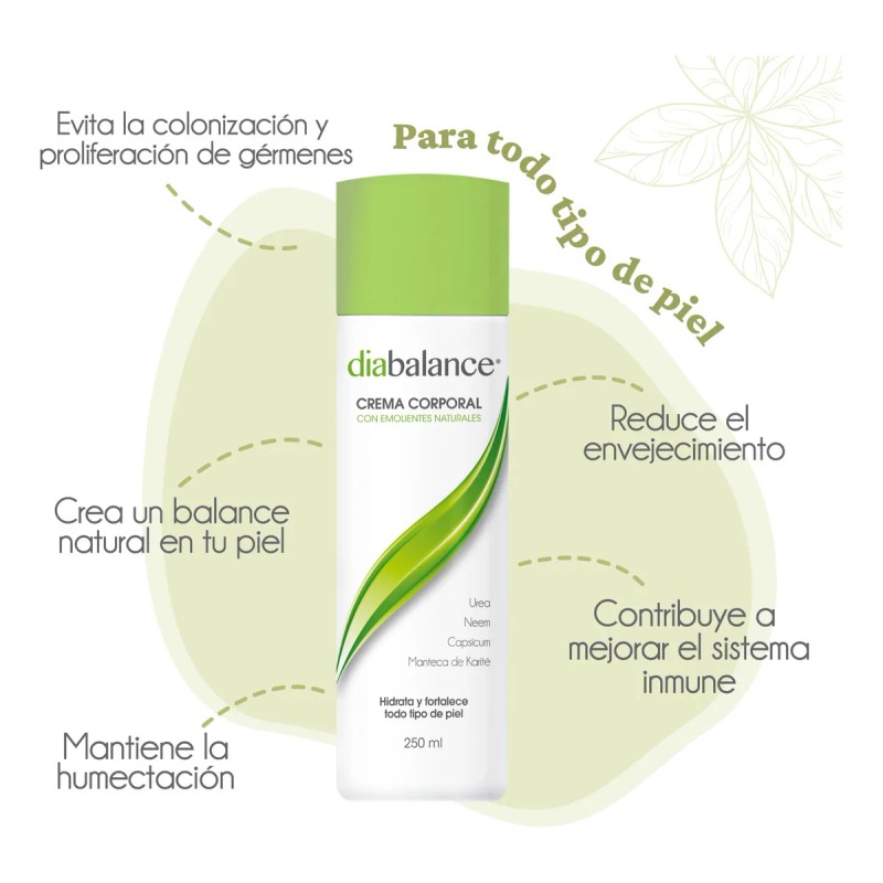 Crema Corporal Hidratante Diabalance 8h 200ml