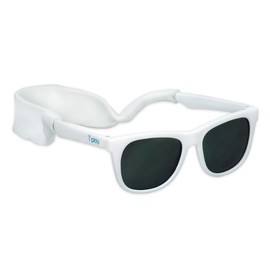 i play. by green sprouts baby-boys Flexible Sunglasses,White,0-2yr