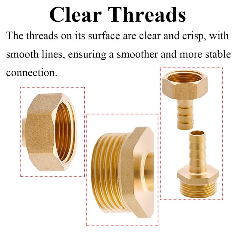 SEIWEI G 1/2" Female Thread x 12mm Barbed Hose Pipe