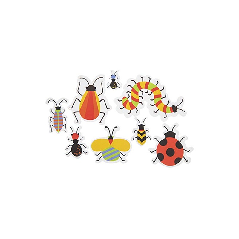 Garden Friends Bugs and Insects Foam Sticker Set - 72
