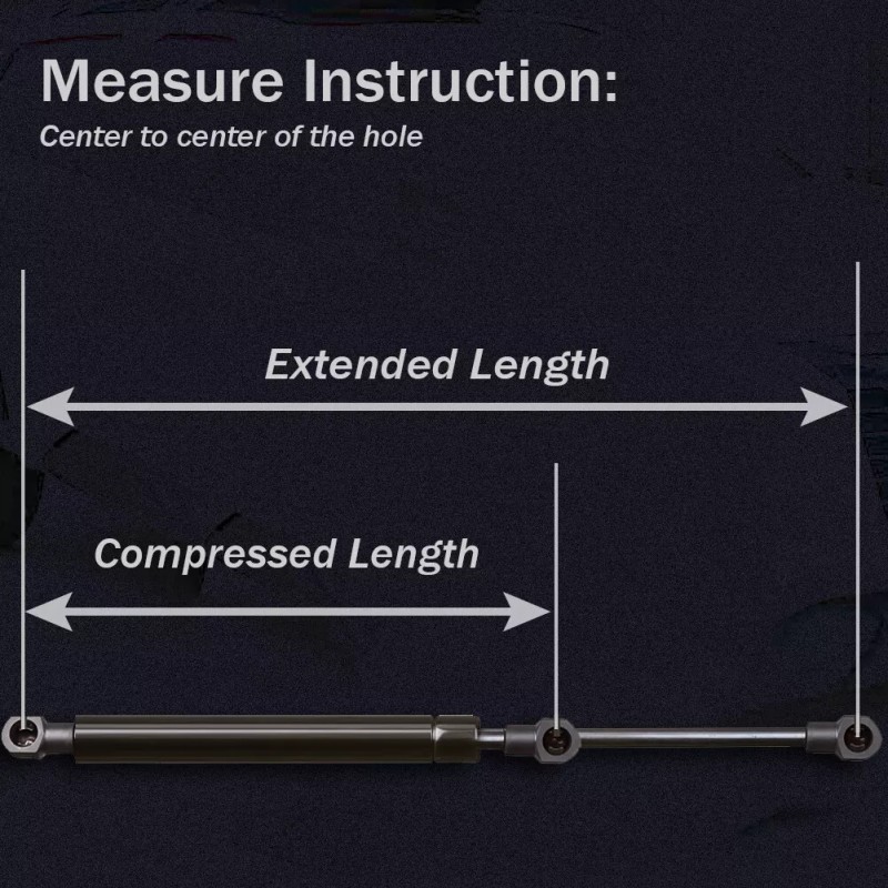 BOXI QTY2 Liftgate Tailgate Hatch Struts Fits 01-08 Chrysler PT