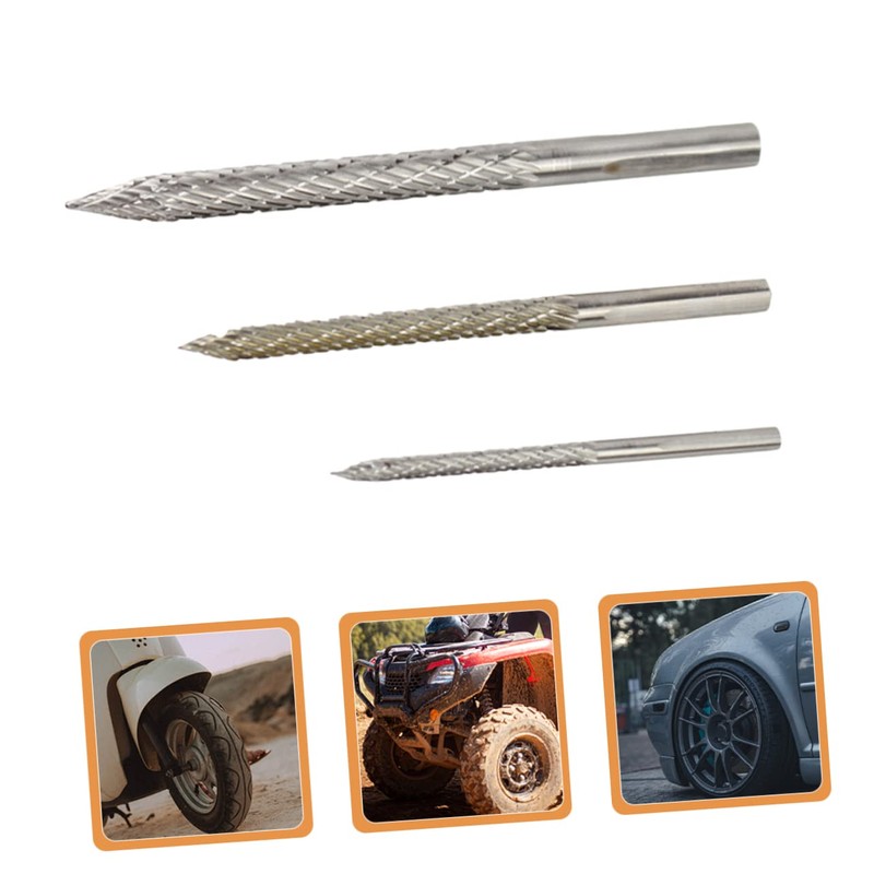 Gatuida Tyre Repair Burr Drill Bit Metal Reamer Bit Tire