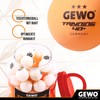 GEWO 3 Star Handy Pack of 12 Table Tennis Balls,