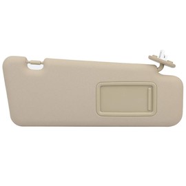 OCPTY Right Passenger Side Beige Sun Visor with Sunroof Fit for 2008 2009 2010 2011 2012 2013 for Toyota for Highlander (74310-48520-E0,74320-48490-E0)