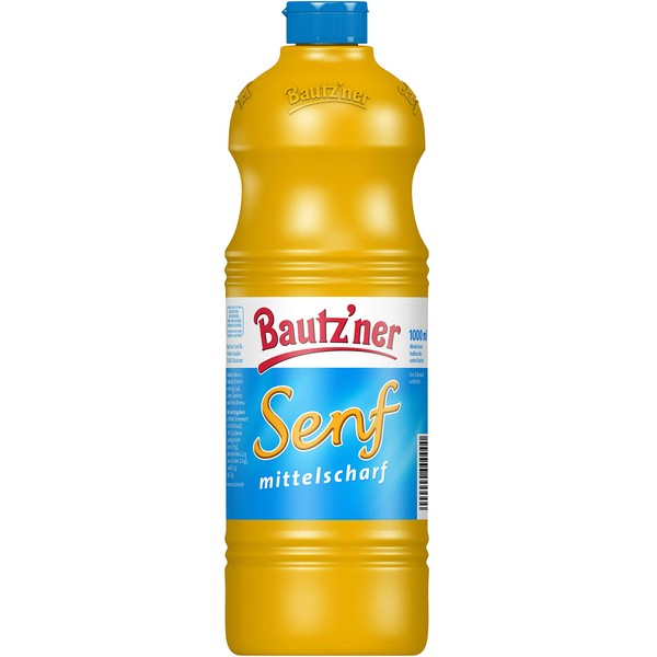 Bautz'ner Senf Mittelscharf / Mustard Medium Hot