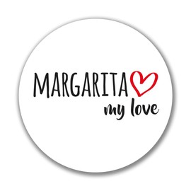 Huuraa Sticker Margarita Island My Love Gift Sticker 10 cm Margarita Island Gift Idea
