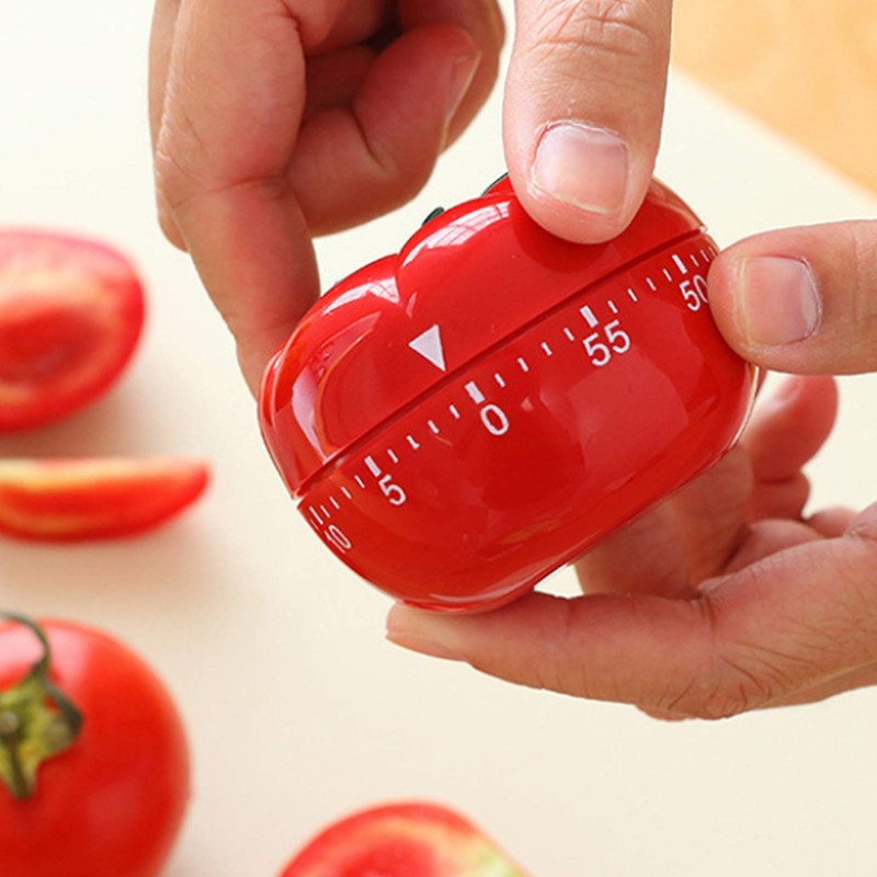 Cute Tomato Shape 360 Degree Rotating Kitchen Cooking Timer Kitchen