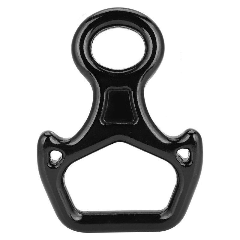 25KN Figure 8 Word Rope Descender Rappel Ring Rock Climbing