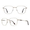 RB.Pilot Classic Square Reading Glasses for Men Women Light Blocking
