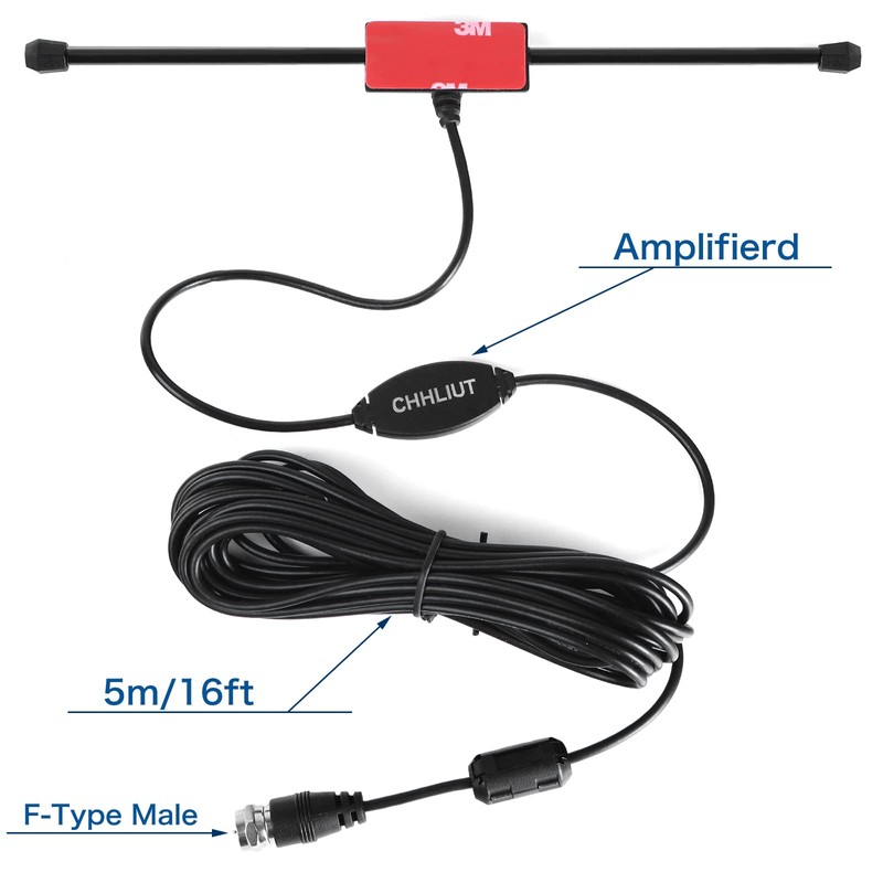 CHHLIUT Universal FM Radio Dipole Antenna Screw F Male Plug