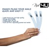 Set of 10 pcs Professional Nail Files Banana Double Sided