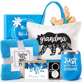 Christmas Gifts for Grandma, Grandma Birthday Gifts, Mothers Day Gifts for Grandma Nana, Grandma Gifts, Unique Gifts for Grandmother from Granddaughter Grandson Grandkids, New Grandma Gift Basket