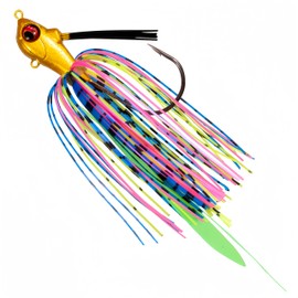 DAYUYUE 6pcs Weedless Rocked Jig Heads Squid Rubber Jig Bait Kit 10g 11g 13g 16g Includes Plastic Fishing Tackle Box Fishing for Freshwater Saltwater (Style D: 10g 13g 16g)