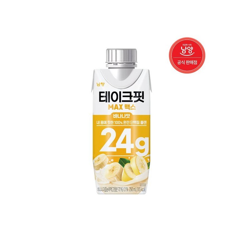 테이크핏 맥스 바나나맛 250ml X 24입 TakeFit Max Banana Flavor