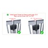 D&D Technologies TCA1S3BTS TruClose Regular Duty Self Closing Gate Hinge,