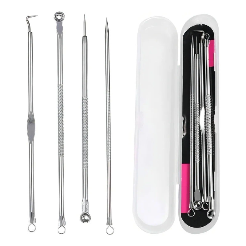 Extractor de puntos negros, acné y espinillas, kit manual de