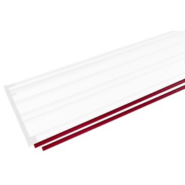 Milescraft 7208 Replacement Guide Strips for 1409 Track Saw Guide and 1408 Guide Rails - Two 27.5” Splinter Guard Cutting Strips with Rubber Grip Backing – Peel and Stick – For Two Rails