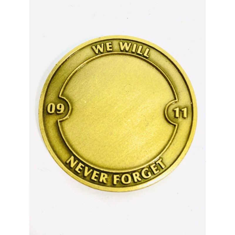 Challenge Coin United We Stand 9/11 Never Forget God Bless