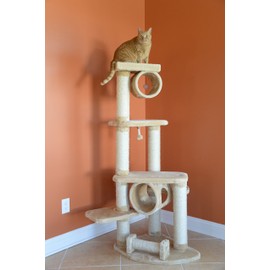Aeromark International Armarkat Cat Tree Furniture Condo, Height -70-Inch to 75-Inch