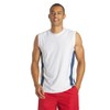 Sporti Men's Sleeveless UPF 50+ Comfort Fit Rashguard - White