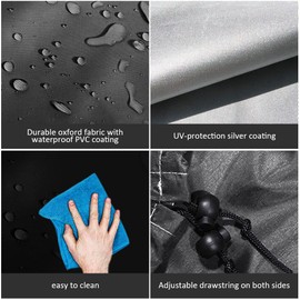 Lixada Waterproof Table Football Cover, 210D Oxford Fabric, Table Football Cover 160 x 115 x 50 cm, Waterproof, UV and Dustproof, Game Table Cover