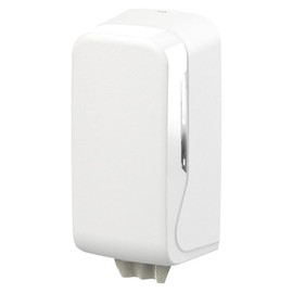 HypaFol Toilet Roll Dispenser Single Sheet System Matt White - Lockable Hygienic Modern Design Commercial & Toilet Roll Dispenser