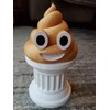 Znet3D Poop Emoji Trophy - Hand Painted Poop Emoji -