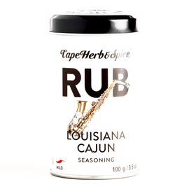 Cape Herbs & Spice Louisiana Cajun Rub 3.5 oz each (1 Item Per Order)