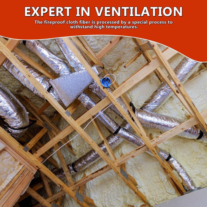 4Inch 25 Feet R4.2 Insulated Flexible Duct | High-Efficiency Thermal