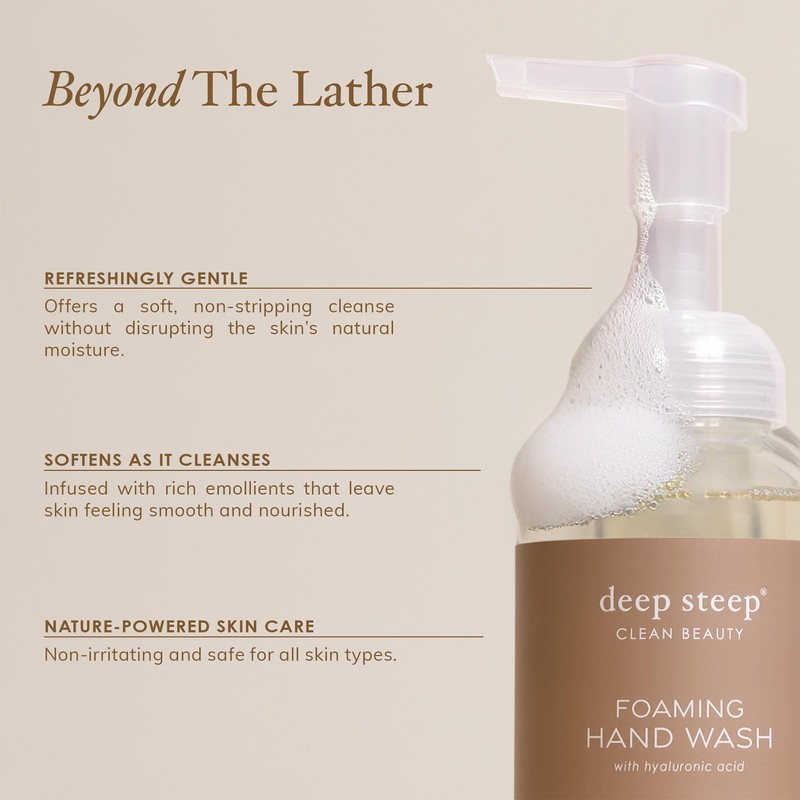 Deep Steep Foaming Hand Wash, Passion Fruit Guava, 8 oz