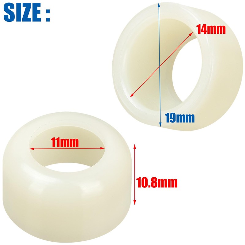 OAUTOO 10pcs Gear Shift Knob Bushing Kit 0398-17-462A for Mazda