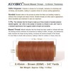 Thin Wax Polyester Thread, 0.45mm, 547 Yards, 3 Ply Round