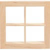 Miniature Window Square "Wide Depth", Approx. 7 x 7 cm,