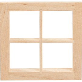 Miniature Window Square "Wide Depth", Approx. 7 x 7 cm, 1.1 cm