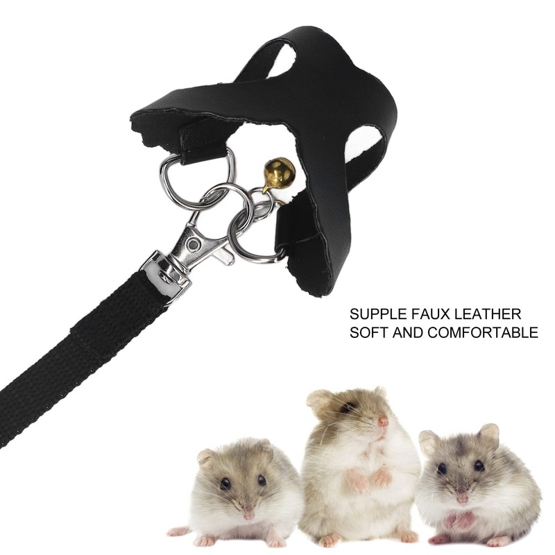 Ferret Harness, Hamster Harness Leash Vest Set Comfortable Harness Set