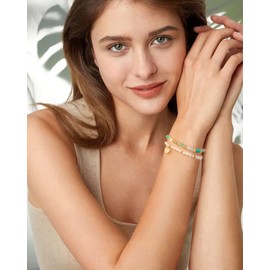 Bracelet Motivational Inspirational Beaded Mother Daughter Best Friend Granddaughter Crystal Jewelry Gifts for Women