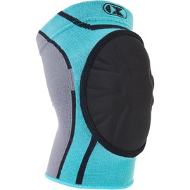 Cliff Keen Women's The Huntress Knee Pad - Youth - Teal/Black/Gray