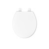 KOHLER 20111-0 Brevia, Slow Close Toilet Seat, Round Toilet Seat,