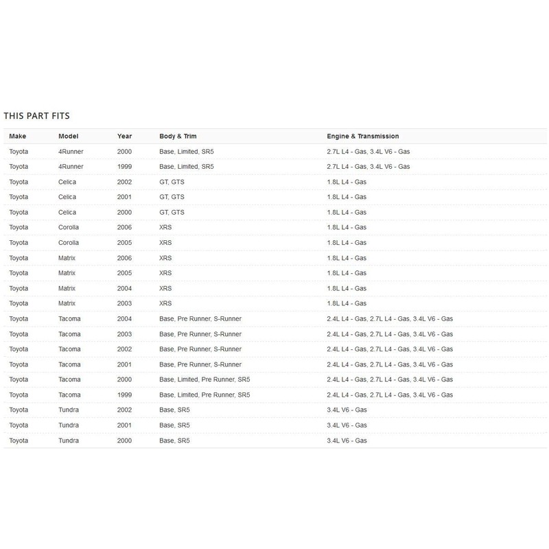 Genuine Toyota 89452-35020 Throttle Position Sensor
